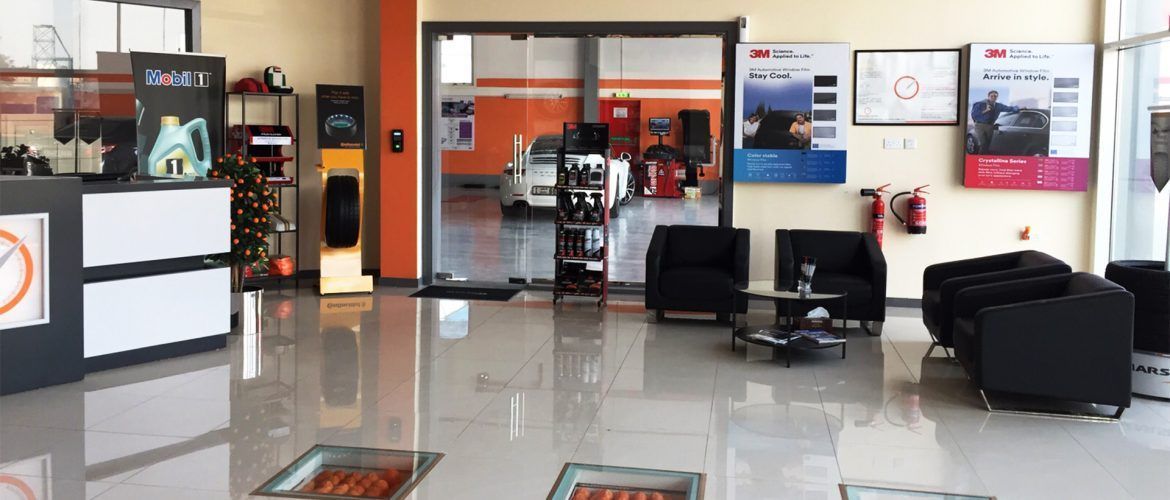 buena primera impresión a los clientes del taller